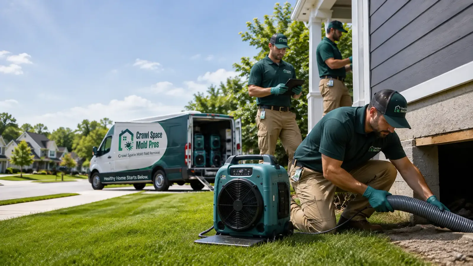 Crawl Space Mold Removal in Reading, MI